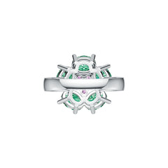 Sterling Silver Semi Mount Ring Setting Oval OV 7X5mm DHJ