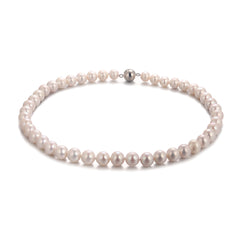Natural Simple Pearl Freshwater Sterling Silver Necklace Clavicle Chain Accessories Jewelry