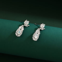 Natual White Opal Earring 925 Sterling Sliver Rael Gemstone Women Jewelry Birthone Gift