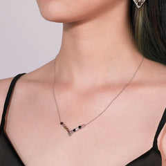 Multi-Natual Tourmaline necklace (Size 18) 925 Sterling Sliver October Birthstone Wediing Jewelry Gifts